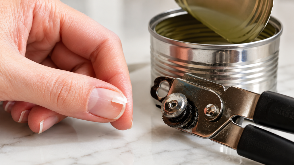 Broken Nail Beside A Can Opener 1024x576