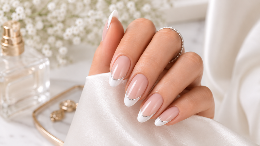 French Tips With Silver Detailing 1024x576