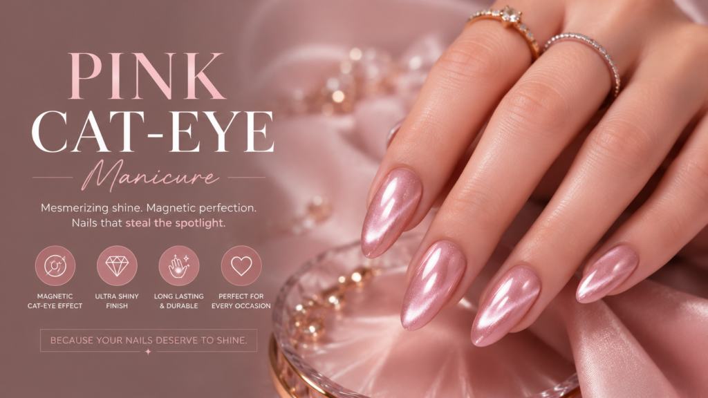 Pink Cat Eye Manicure 1024x576