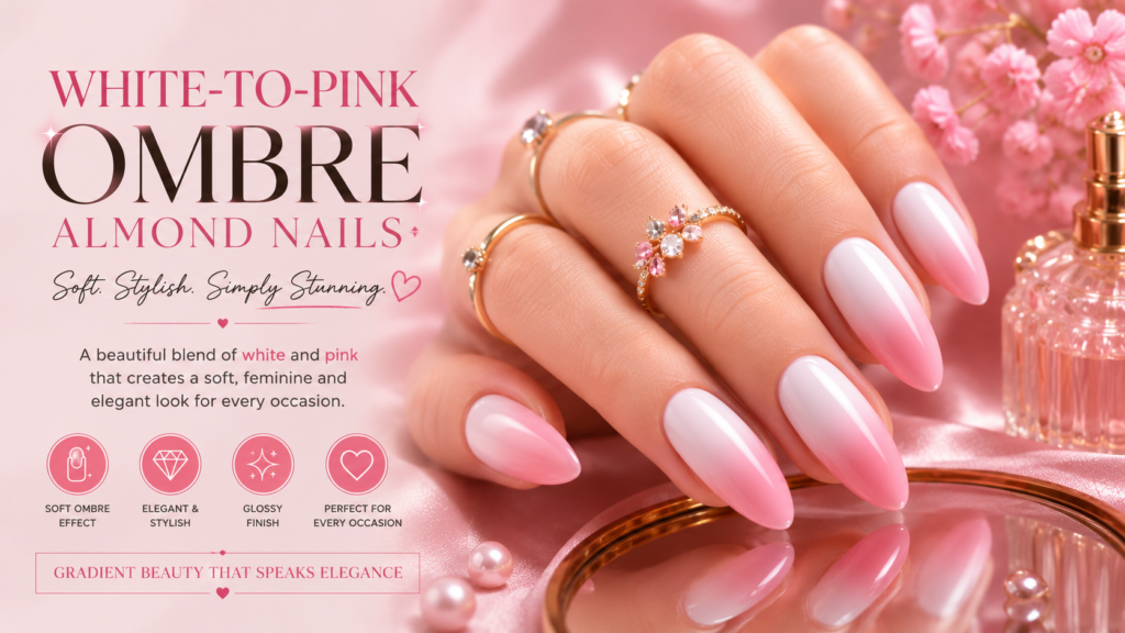 White To Pink Ombre Nails 1024x576